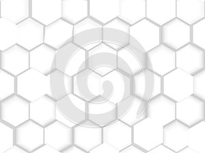 Abstract Seamless Hexagonal Pattern