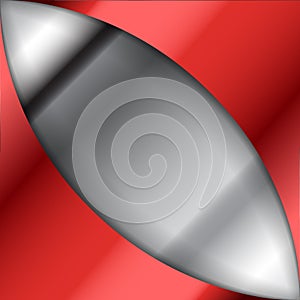 Red Glossy Bow Ribbon Corner Background