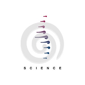 Modern icon for science technology