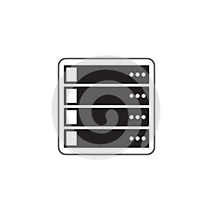 Tower data server symbol. Vector illustration design isolated on white background