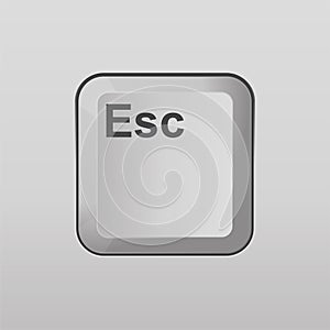 Esc Escape key icon.