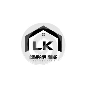 Initial Letters construction Logo design vector