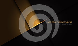 Abstract gold on black metallic texture with simple text design modern luxury futuristic background vector