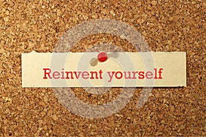 Reinvent yourself on paper photo