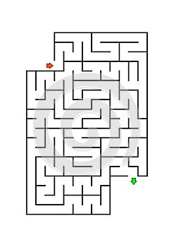 Printable Mazes for Kids. Maze games worksheet for children. worksheet for education.Games for Homeschooling photo