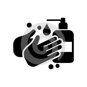 Hand wash icon vector design trendy
