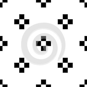 Structural black square texture background