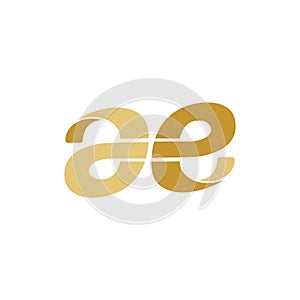 Initial letter ae logo or ea logo vector design template photo