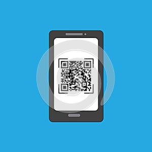 Square code on smart phone
