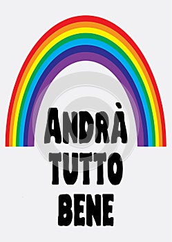 Italiano arcobaleno vettore qualunque cosa volere un appartamento qualunque cosa la legge 