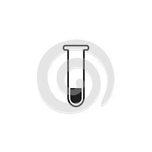 Erlenmeyer flat icon vector illustration