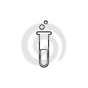 Erlenmeyer flat icon vector illustration