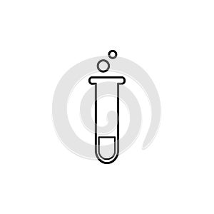 Erlenmeyer flat icon vector illustration