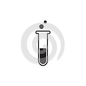 Erlenmeyer flat icon vector illustration