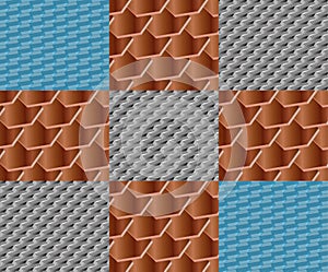 3d tiles texture with grey elements