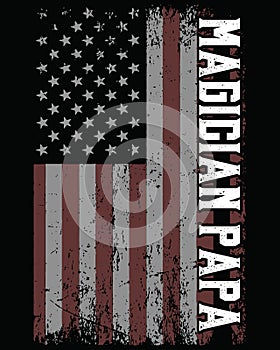 Magician Papa t-shirt for Son of Magicians photo