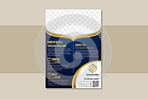 Abstract vector modern flyers brochure