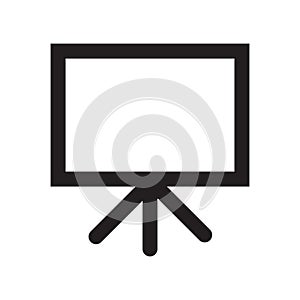 Icon line projector slide page