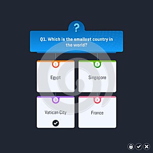 Quiz, Exam, Social media quiz game template & background, Question, Objective question for team building activities, Assessment
