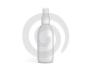 White  plastic spray bottle isolated on white background vector