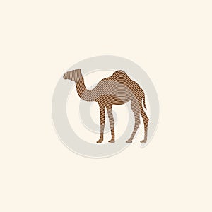 Desert Animal Camel Logo Template