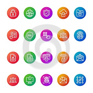 Internet Security - 20 icons image.