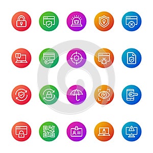Internet Security - 20 icons image.