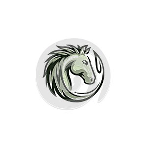 Horse logo vector design template