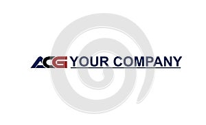 Strong initial ACG Logo vector