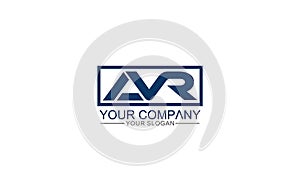 AVR strong initial logo template vector icon for any business