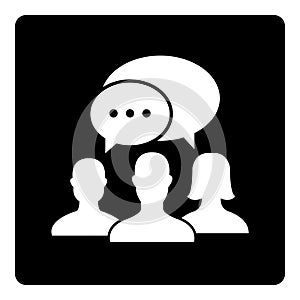 People Talking Icon