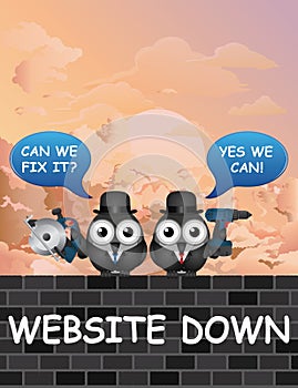 Comical website down