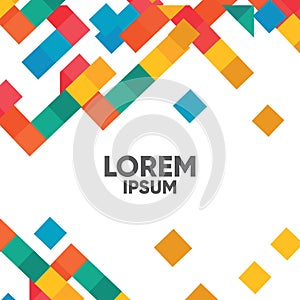 Color background abstract polygon-triangle vector