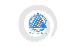 Strong and balance OBS initial logo vector template