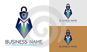 Security protection company logo icon