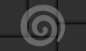 Abstract dark grey square block pattern design modern background vector