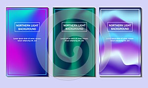 NORTHERNLIGHT BACKGROUND vector, simple design, perfect for Instagram posts, flyers and more