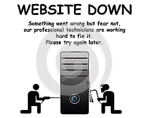 Comical website down