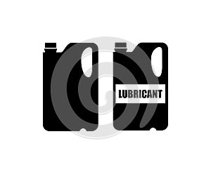 Lubricant oil, oil can icon vector isolated.
