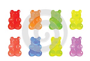 Gummy bear candy set6 photo