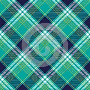 Blue and yellow argyle plaid pattern