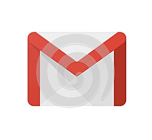 Gmail icon vector illustration. Isolated on white background.