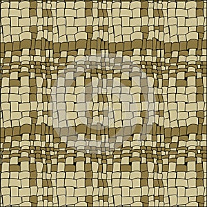 Woven texture seamless pattern vector or Knit weaving pattern