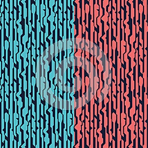 PrintSeamless Abstract background with horizontal broken stripes, stream lines. Glitch effect background for a poster, sports jers