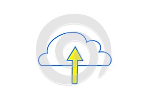 User Interface Icon uploaud and