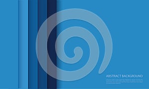 Modern blue lines background vector illustration EPS10