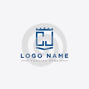 logo designs from the initial letters CJ logo icon.