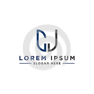 logo designs from the initial letters CJ logo icon.