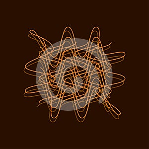 Abstract graphic tees design for futuristic style