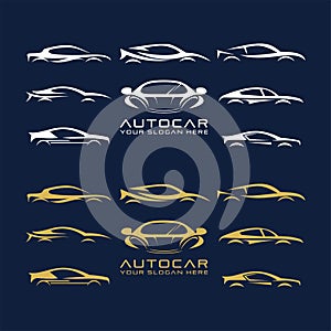 Set of Abstract Automotive car vector, Automotive logo. Car logo vector illustration for business and company,